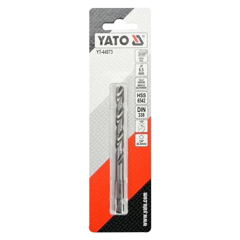 Burghiu metal 6.5 mm prindere hexagonala Yato