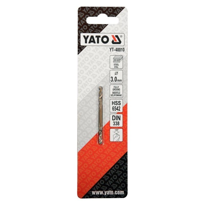 Burghiu dublu metal 3 mm prindere cilindrica Yato