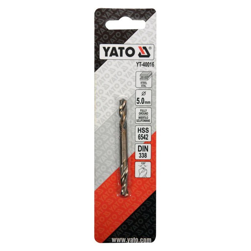 Burghiu dublu metal 5.0 mm prindere cilindrica Yato