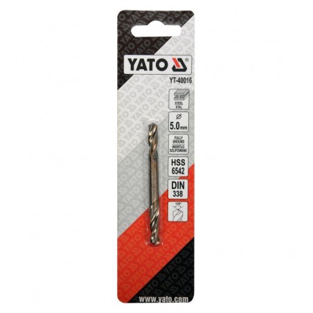 Burghiu dublu metal 5.0 mm prindere cilindrica Yato