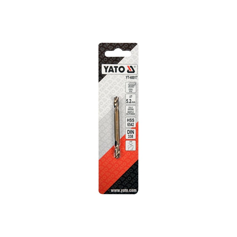 Burghiu dublu metal 5.2 mm prindere cilindrica Yato