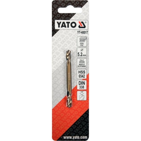 Burghiu dublu metal 5.2 mm prindere cilindrica Yato