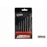 YT-33873 YAT Set 7 burghie 3-10mm pentru lemn, prindere hexagon 1/4"