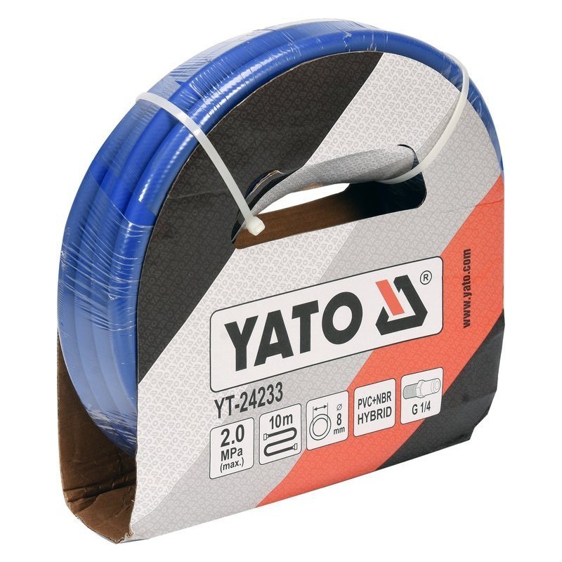 Furtun pneumatic 8 mm x 10 m prindere 1/4" Yato