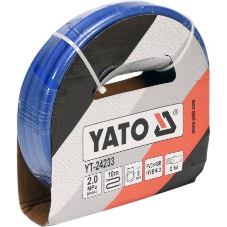 Furtun pneumatic 8 mm x 10 m prindere 1/4" Yato
