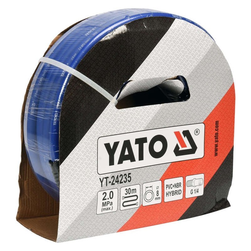 Furtun pneumatic 8 mm x 30 m prindere 1/4" Yato YT-24235