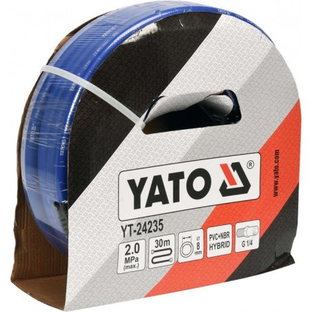 Furtun pneumatic 8 mm x 30 m prindere 1/4" Yato YT-24235