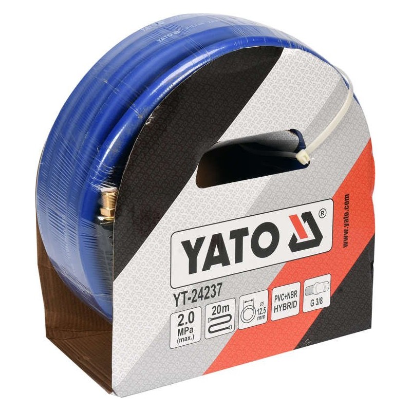 Furtun pneumatic 12.5 mm x 20 m prindere 3/8 Yato YT-24237