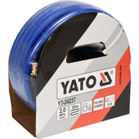 Furtun pneumatic 12.5 mm x 20 m prindere 3/8 Yato YT-24237