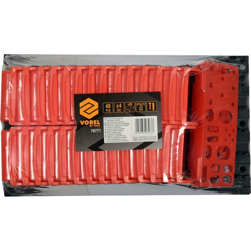 78771 VOREL Panou organizator din 4 piese cu 48 de elemente