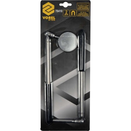 78410 VOREL Set oglinda de inspectie cu magnet