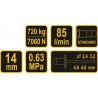 Pistol pneumatica pentru pop-nituri 2.4 - 4.8 mm Vorel 70280 Pistol pneumatica pentru pop-nituri 2.4 - 4.8 mm Vorel 70280