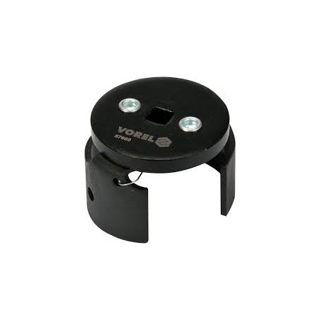 57660 VOREL Cheie reglabila pentru filtre de ulei 3/8", 64-80 mm.