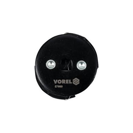 57660 VOREL Cheie reglabila pentru filtre de ulei 3/8", 64-80 mm.