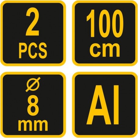 Set Coarda elastica 100 cm cu carabina Vorel