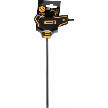 56633 VOREL Cheie torx T25 cu maner T