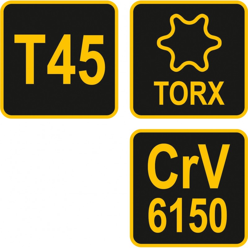 56637 VOREL Cheie torx T45 cu maner T