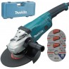 MAKITA GA9020KX1 Polizor unghiular 2200 W disc 230mm