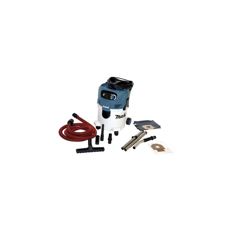 MAKITA VC3012L Aspirator cu aspirare umeda si uscata 30L