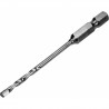 21686 STHOR Burghiu universal de 6 mm cu prindere hexagonala 1/4"