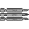 65456 STHOR Set 3 biti philips PH1, prindere hexagonala 1/4", 50 mm