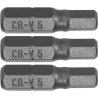 65503 STHOR Set 3 biti profil hexagonal 5x25 mm, hexagonala 1/4"
