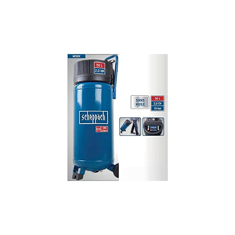 Compresor HC 51V 1500W 50L 220 L/min 10 bar