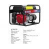 Generator de curent monofazat 6.4 kVA benzina motor HONDA