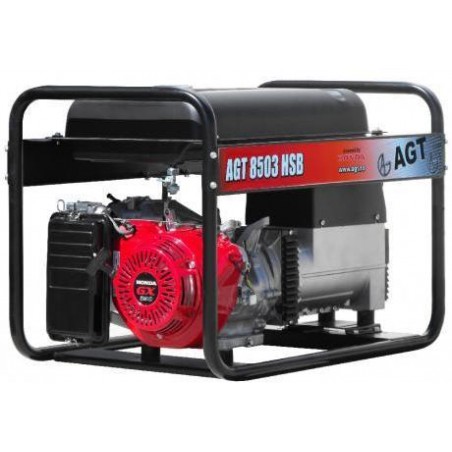 PFAGT8503H265 Generator curent AGT8503HSBR26 5/8 kVA motor Honda GX390