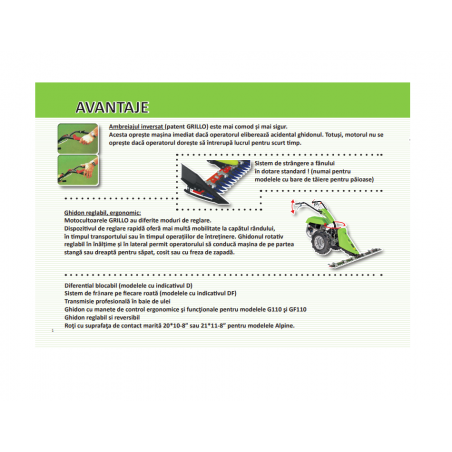 PFASGF3GX2091 Motocositor GF3 cu motor HONDA GX200 6.5CP 112SF GRILLO