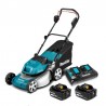 MAKITA DLM460PT2 Masina tuns gazon 46cm kit 2 acum 18V 5Ah, incarcator