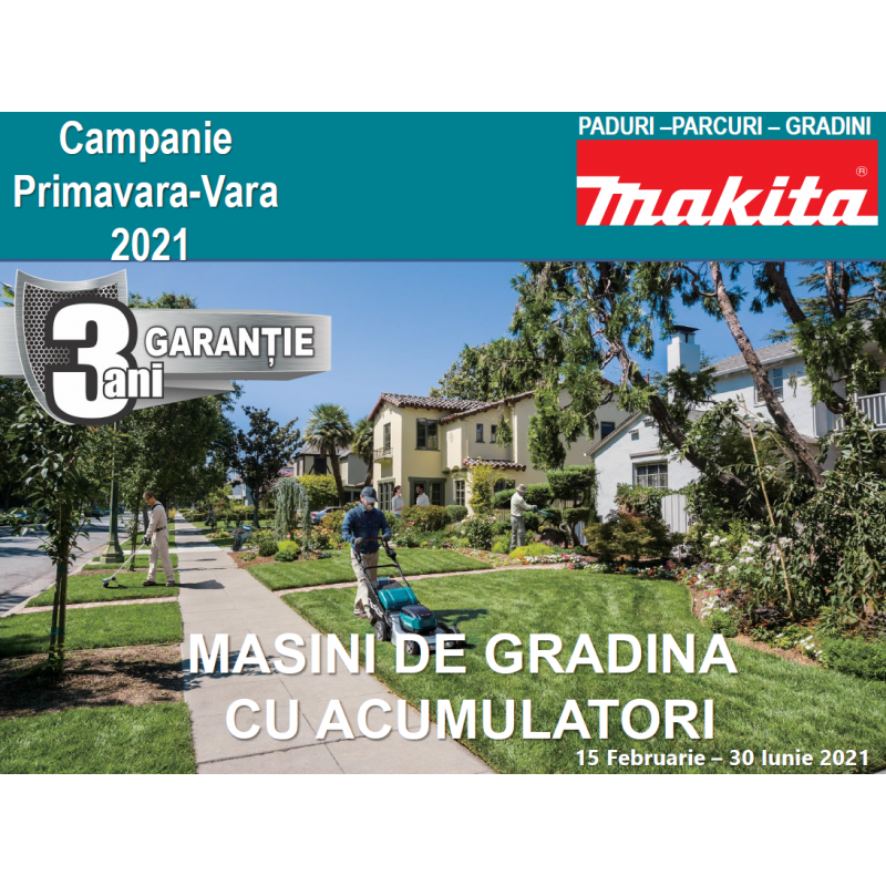 MAKITA DUR369A26DJ Trimmer 430 mm cu 2 acumulatori Li-Ion 18V 6Ah