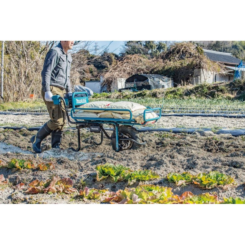 MAKITA DCU180Z+ Roaba cu acumulator Li-Ion 18V 6Ah, cuva si platforma