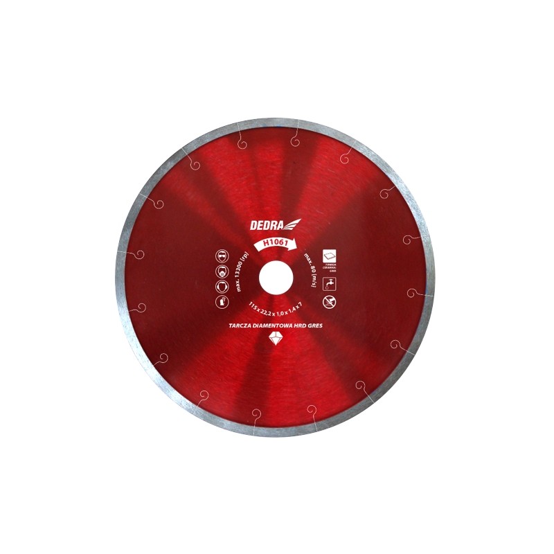 Disc diamantat HRD subtire pentru ceramica Dedra