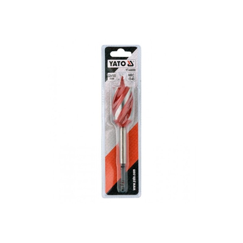 Burghiu spiralat 32x165 mm cu prindere 1/4" hex Yato