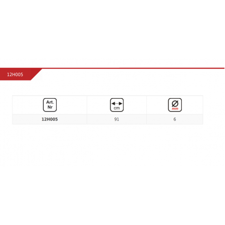 Dedra 12H005 Set 2 buc recuperator flexibil cu gheare-magnet 910 mm