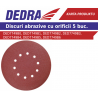 DED7749B6 DEDRA Disc abraziv perforat pentru slefuit diametru 225 mm