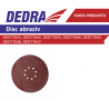 Discuri abrazvie cu gauri diametru 180 mm granulatie 100 Dedra