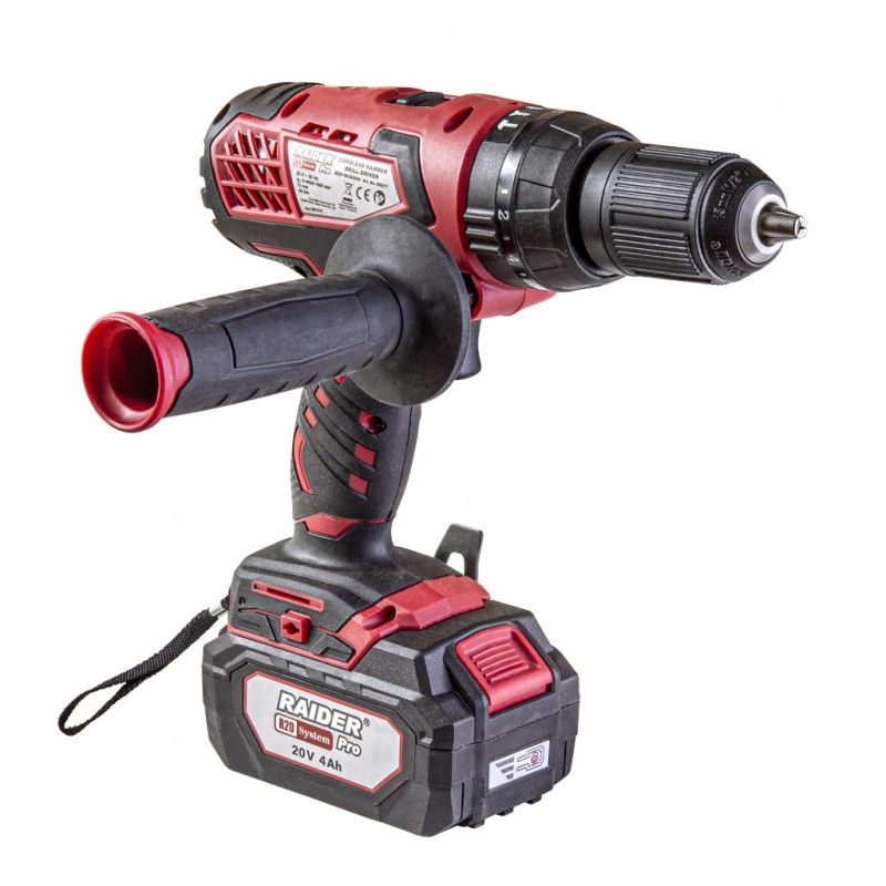 030216 RAIDER Masina gaurit,insurubat cu percutie 13mm 20V RDP-SCDI20S