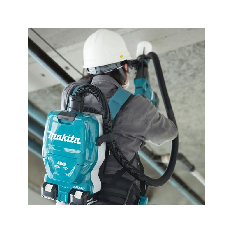 MAKITA DVC265ZXU Aspirator tip rucsac compatibil cu Li-ion LXT 18V x 2