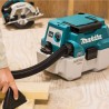 Aspirator MAKITA DVC750LZ usor, compact, compatibil cu acumulatori 18V