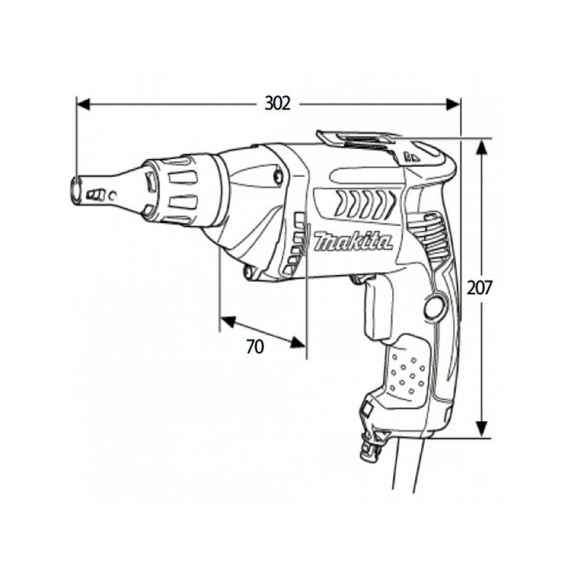 MAKITA FS2700K Masina de insurubat 570 W