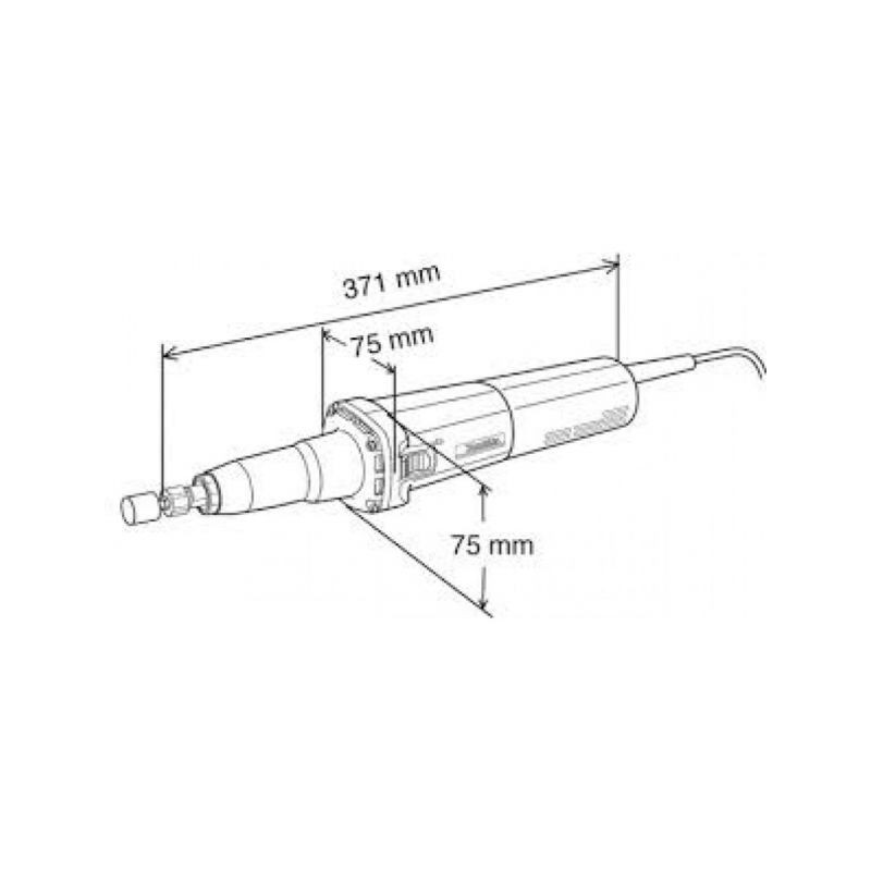 MAKITA GD0810C Polizor drept 750 W