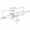 MAKITA GD0810C Polizor drept 750 W