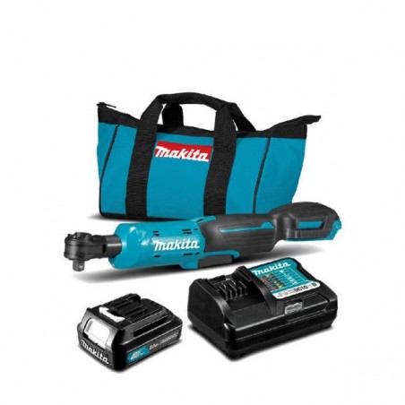 MAKITA WR100DWA Cheie cu clichet cu 1 acumulator CXT Li-Ion 12V 2Ah 47.5Nm
