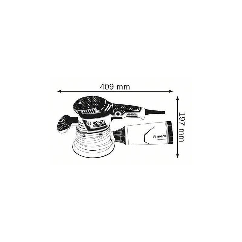 060137B202 GEX 40-150 Slefuitor cu excentric 400W disc 150mm