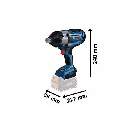 06019J8522 BOSCH GDS 18V-1050H Masina insurubat cu impact Li-Ion 18V
