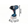 06019J8522 BOSCH GDS 18V-1050H Masina insurubat cu impact Li-Ion 18V