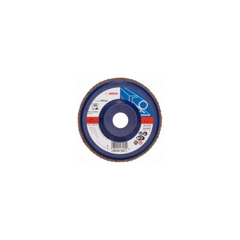 2608607366 BOSCH Disc de slefuire evantai X551 125mm pentru metal
