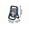 0601446501 BOSCH GLI 18V-2200C lampa compatibila acumulator Li-Ion 18V